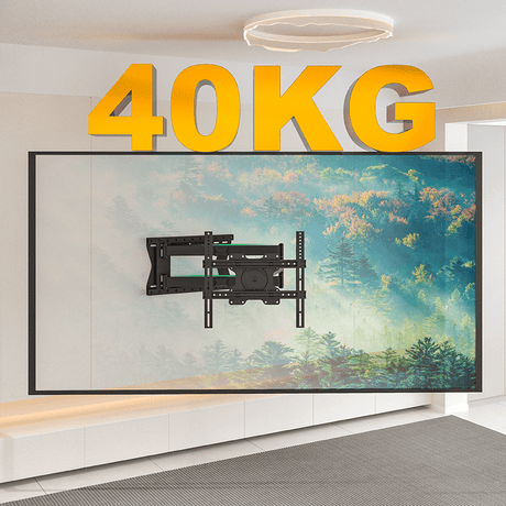 XTRARM Ferrom 120 cm Rotate - Soporte TV de pared Negro