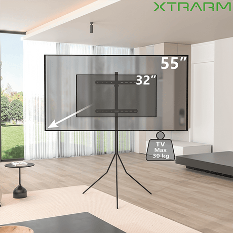 XTRARM Juno Trípod 400 - Soporte TV de suelo Negro