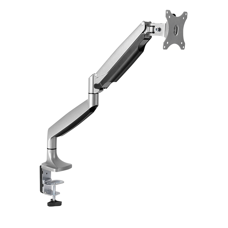 DQ Wall-Support Nika Brazo para un Monitor Gris con resorte de gas
