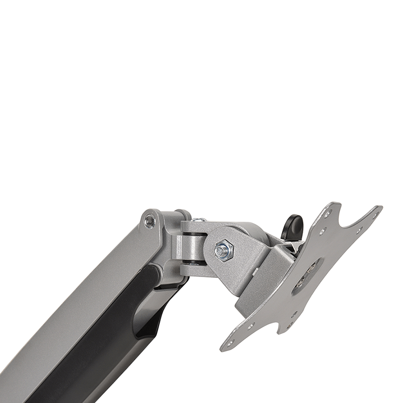 DQ Wall-Support Nika Brazo para un Monitor Gris con resorte de gas