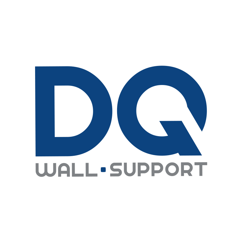 DQ Wall-Support Nika Brazo para un Monitor Gris con resorte de gas